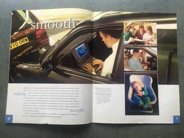 Image 3 of Vintage 1996 le Shuttle guide/leaflets + Eurostar leaflets.