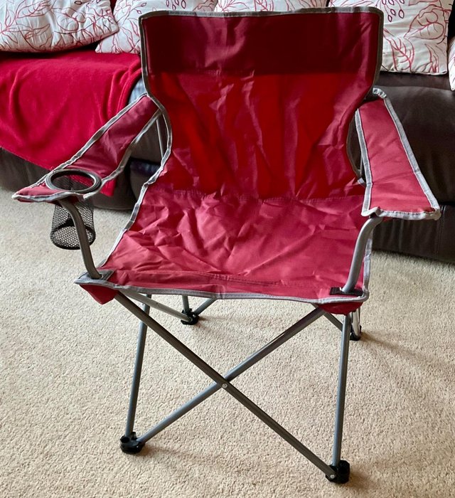 Preview of the first image of Pair of folding camping chairs.