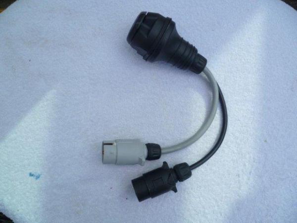 Image 1 of Tow Bar Plug Adapter Socket 7 to13 Pin.