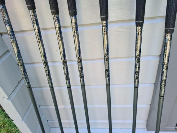 Image 1 of Ping G30 5-SW irons with graphite shafts
