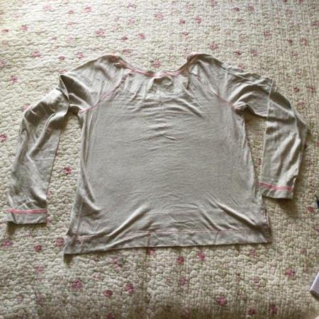 Image 7 of HOLLISTER x2 Long sleeve jersey tops, L, light & dark grey
