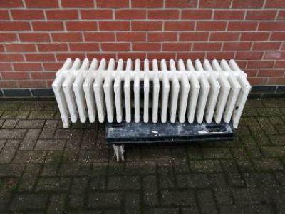 Preview of the first image of White Reclaimed Cast Iron Radiator.