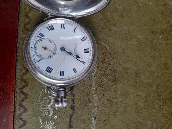 Image 5 of Benson Solid Silver Pocket Watch (68203)