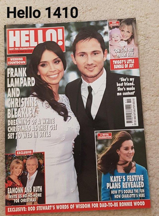 Preview of the first image of Hello Magazine 1410 - Frank Lampard Weds Christine Bleakley.