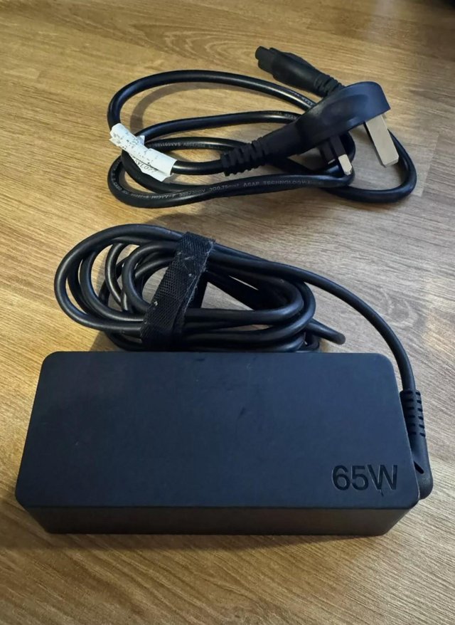 Preview of the first image of Genuine Lenovo 65W USB-C AC Adapter Power Charger ( for any.