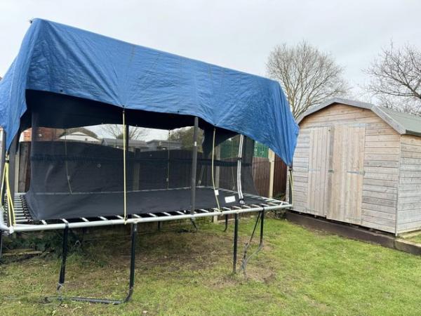 Image 2 of Trampoline with Safety Enclosure