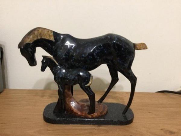 Image 2 of Figurine of a mare and foal for sale