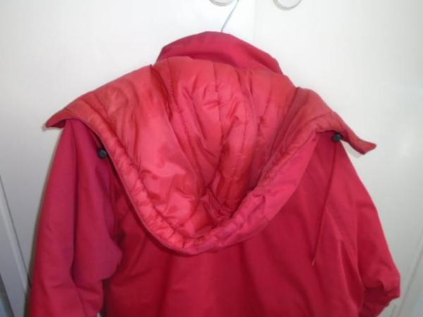Image 3 of Ski/cold weather jacket, red, ladies size 10/12