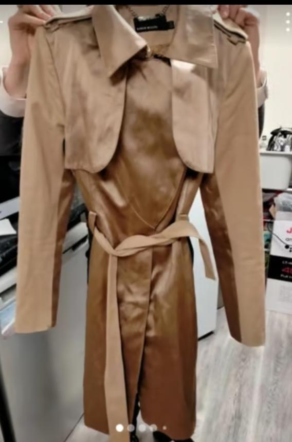 Preview of the first image of Karen Millen coat beautiful gold coat.