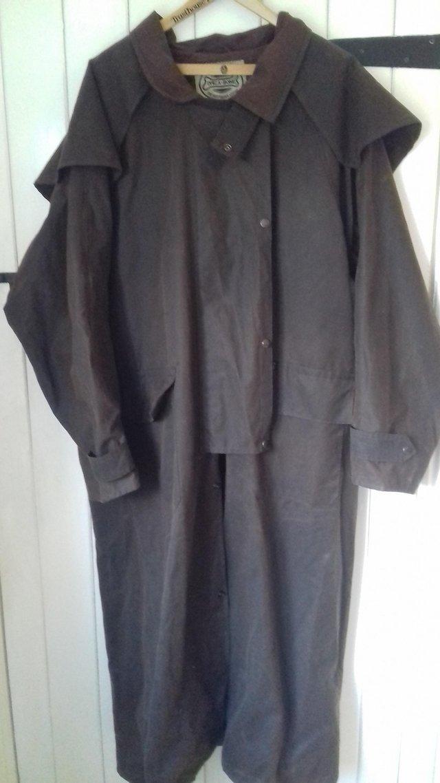 Preview of the first image of Drizabone Waxed Riding coat XXL.