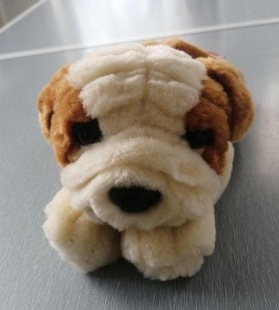 Image 1 of Keel Simply Soft Collection Puppy Dog Soft Toy.  Length 8".