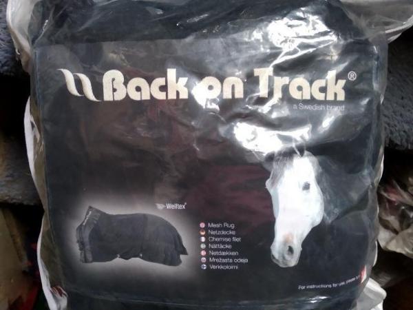 Image 1 of BNIB Back On Track mesh rug size 135cm