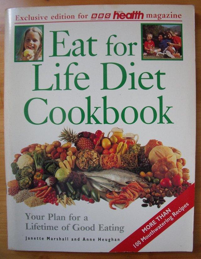 Preview of the first image of Vintage (1992) paperback Eat for Life Diet Cook Book.
