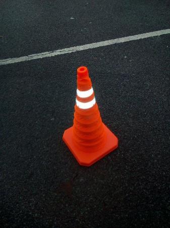 Image 3 of Compact road cone safety cone folds flat