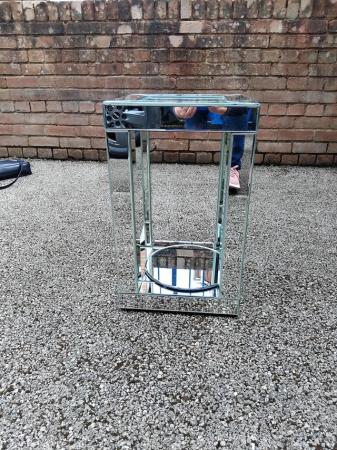 Image 1 of Housing Units Mirrored Side Table