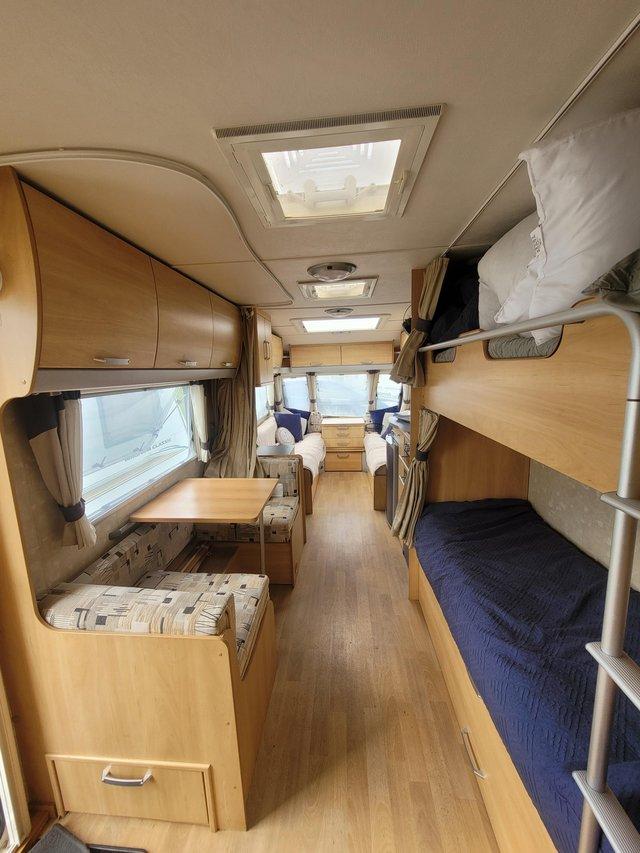 Preview of the first image of Touring caravan 6 berth sterling europa 600.