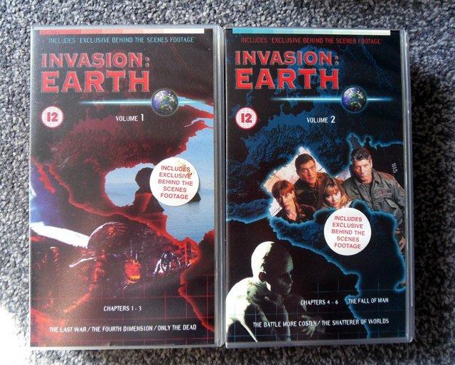 Preview of the first image of Invasion Earth - Sci-Fi - BBC TV Mini-series - VHS tapes.