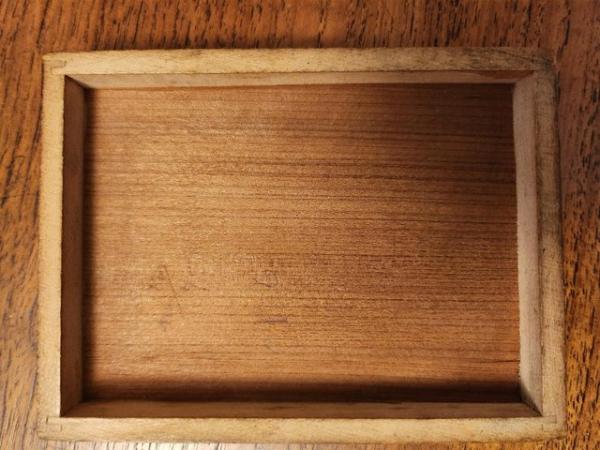 Image 3 of Mauchline Ware wooden trinket box antique