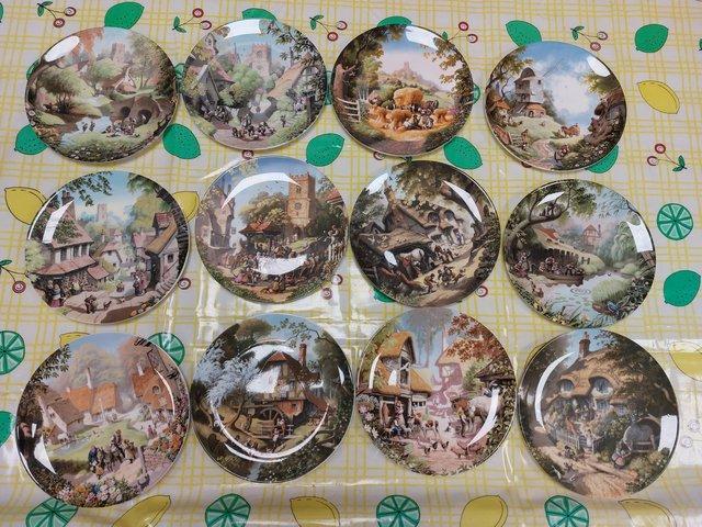 Preview of the first image of Collectable china Tales of a Country Village plates.