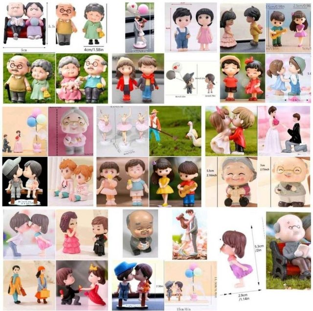 Preview of the first image of 80 Cake Topper Ornaments BN.