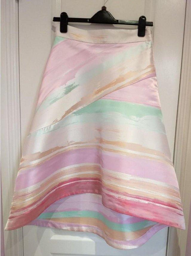 Preview of the first image of New Women's Coast Size 10 Multicolour Occasion Skirt.