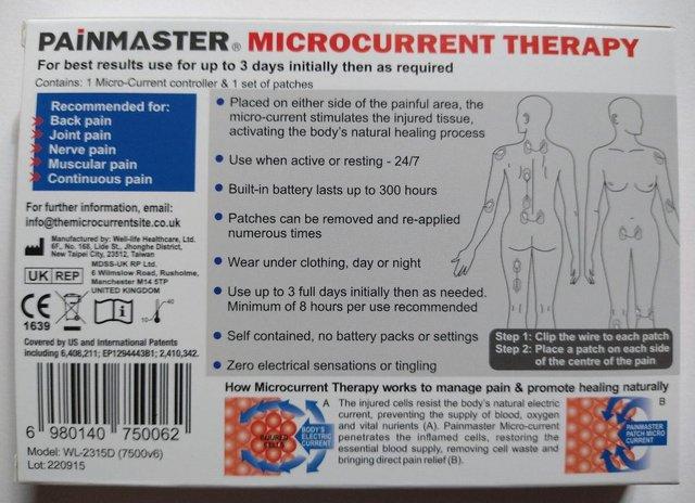 Preview of the first image of for frozen shoulders etc - Painmaster Microcurrent Therapy.