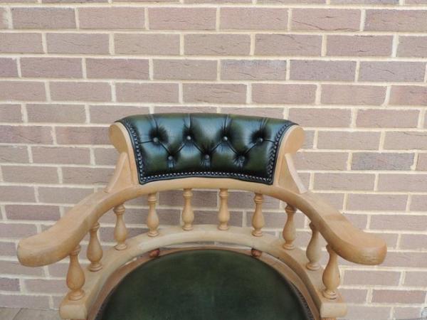 Image 12 of Captains Chair with Beech Frame (UK Delivery)