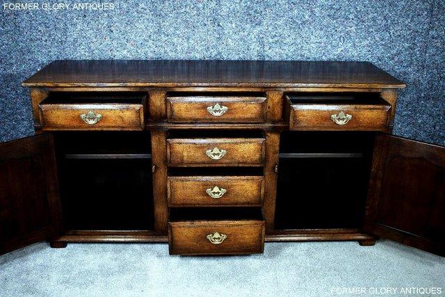 Image 43 of TITCHMARSH AND GOODWIN OAK DRESSER BASE SIDEBOARD HALL TABLE