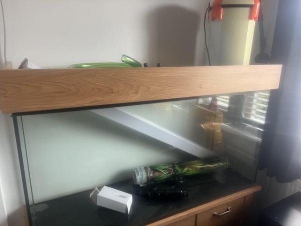 Image 1 of Fish tank cabinet and top surround