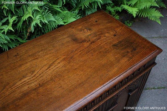 Image 102 of A TITCHMARSH & GOODWIN CARVED OAK BLANKET CHEST BOX TRUNK