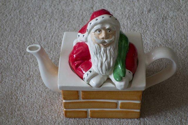 Preview of the first image of Carltonware Carlton Ware Father Christmas stuck in Chimney.