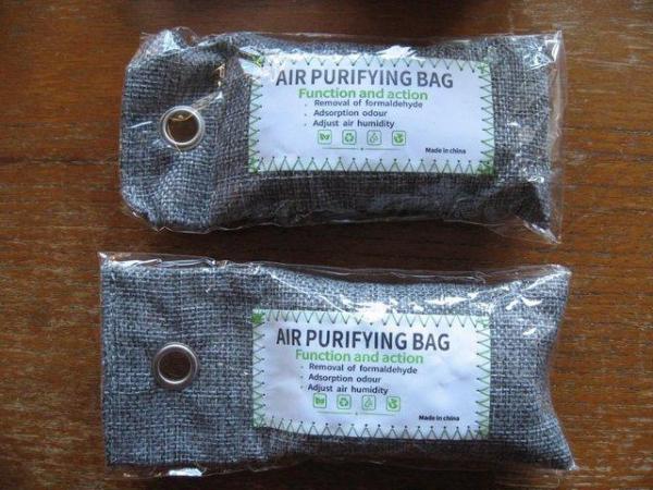 Image 1 of Pair of Natural Air Purifying Bags – Shoes, Home, Car, Purif