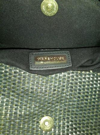 Image 10 of New Women's Warehouse Black & Gold Shoulder Crossbody Bag