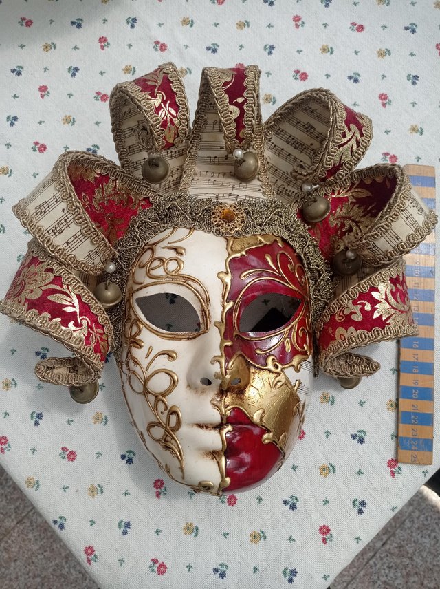 Preview of the first image of Genuine Venetian Carnival Mask.