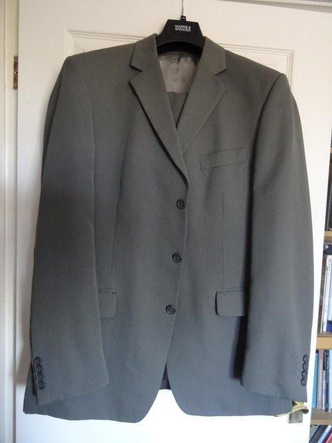 Preview of the first image of Men`s plain grey suit worn only a few times.