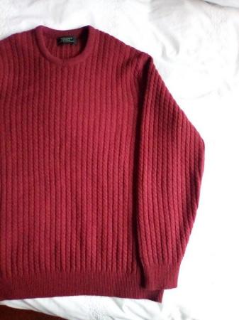 Image 3 of Rowland pure new wool ribbed jumper