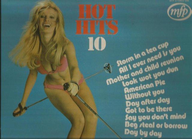 Preview of the first image of 2 LPs - Hot Hits 10 and The Session Men sing hits.