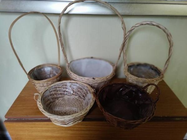 Image 2 of Wicker Baskets – Set of 5 (can be sold separately)