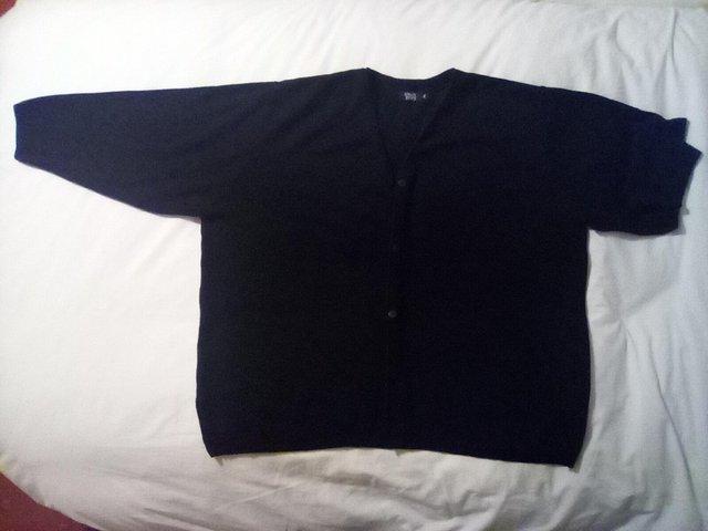 Preview of the first image of NEW Simon Jersey wool/acrylic cardigan.