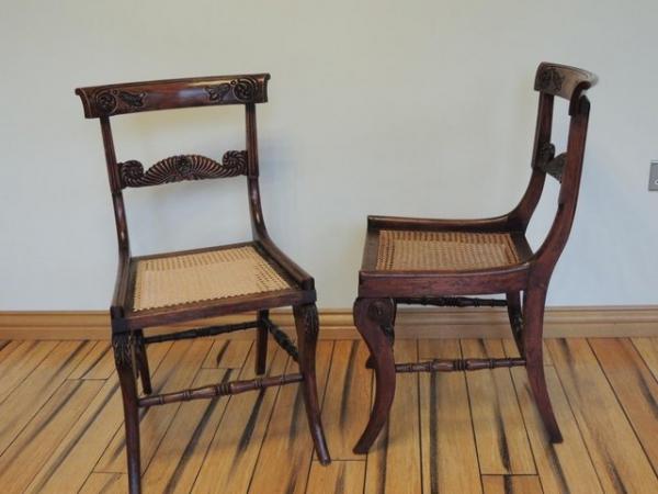 Image 4 of Pair of Regency Antique Chairs (UK Delivery)