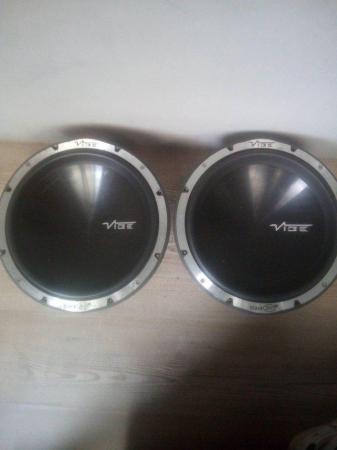 Image 2 of Pair of 12 inch Black air Vibe subwoofers
