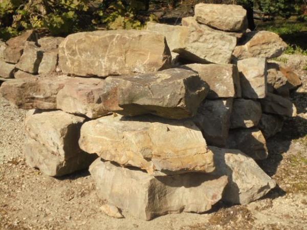Image 3 of Brown sandstone rockery stone.