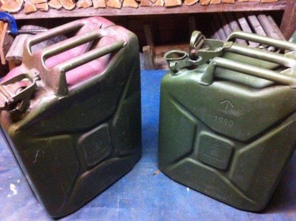 Image 1 of Pair of large Jerry cans in good condition