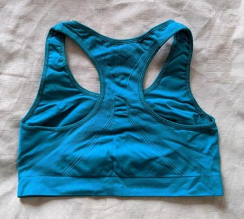 Image 3 of H&M Blue/Turquoise M | Light Support Sports Bra | Racer Back