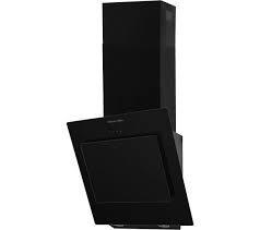 Preview of the first image of RUSSELL HOBBS 60CM BLACK GLOSS ANGLED CHIMNEY HOOD-600 m³/h-.