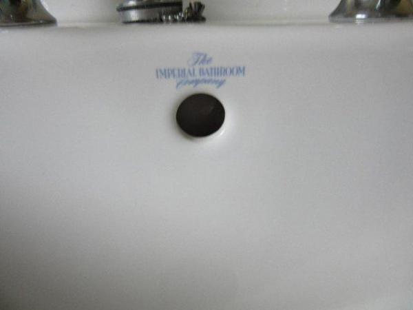 Image 3 of Imperial Bathrooms Classic semi-recessed 2 Tap Holes Basin