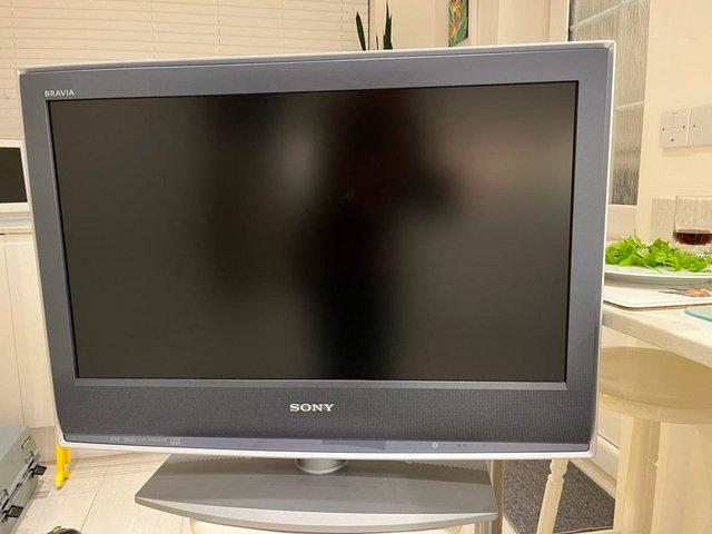 Preview of the first image of Modern television Sony Bravia with a stand.
