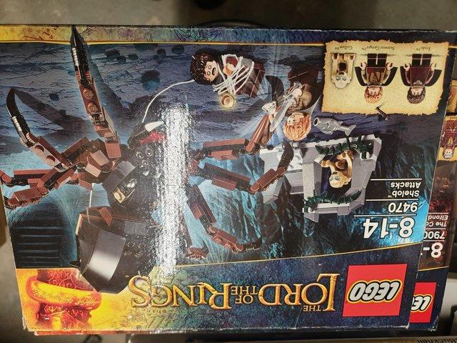 Preview of the first image of Lego lotr 9470 Shalob Attack used.