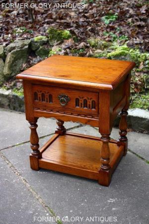Image 53 of OLD CHARM LIGHT OAK PHONE LAMP TABLE BEDSIDE CABINET STAND