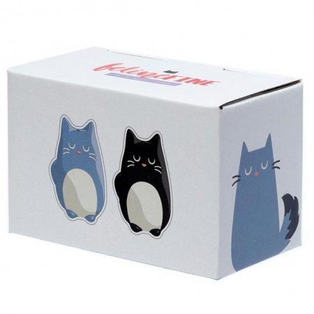 Image 2 of Cute Cat Design Salt and Pepper Set. Free uk Postage
